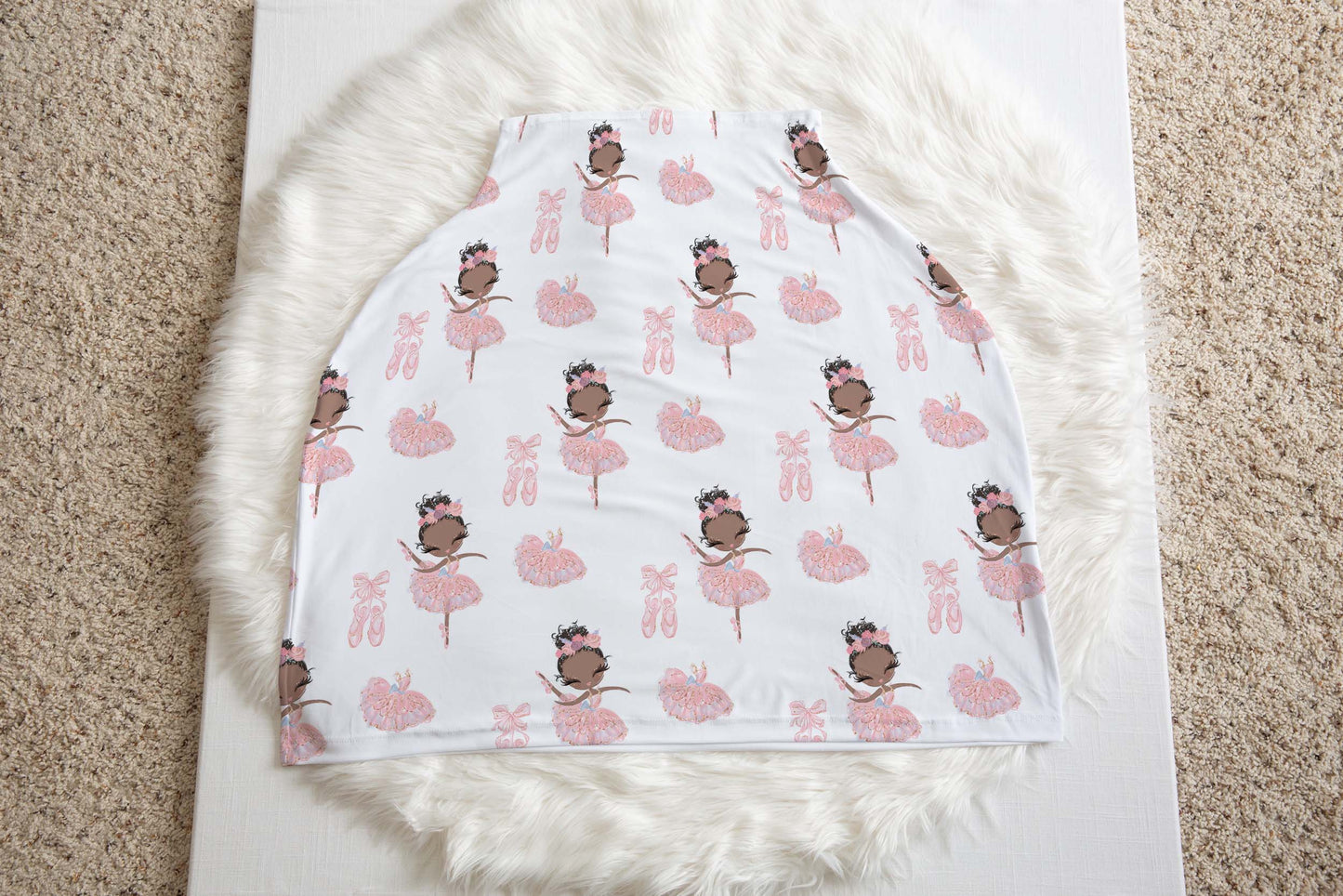 Ballerina Car seat Cover, Ballerina Nursing Covers - Sweet Ballet