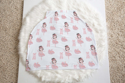 Ballerina Car Seat Cover, Ballerina Nursing Cover - Sweet Ballet