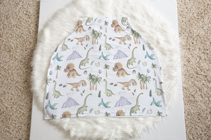 Dinosaur Car Seat Cover | Dino Nursery Cover - Big Friends