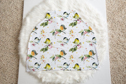 Birds Car Seat Cover, Nature Nursing Cover