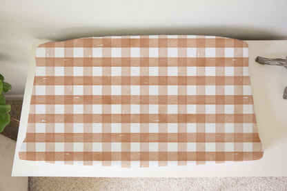 Buffalo Plaid Baby Changing Pad Cover, Farm Nursery Decor - Lovely Farm