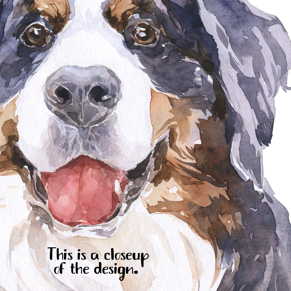 Bernese Mountain Dog PRINTABLE Puppy Wall Art, Dog Nursery Print