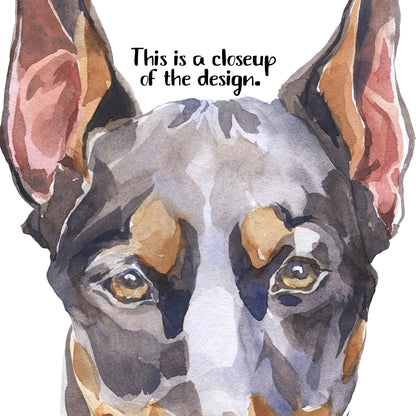 Doberman Pinscher Wall Art, Dog Nursery Print