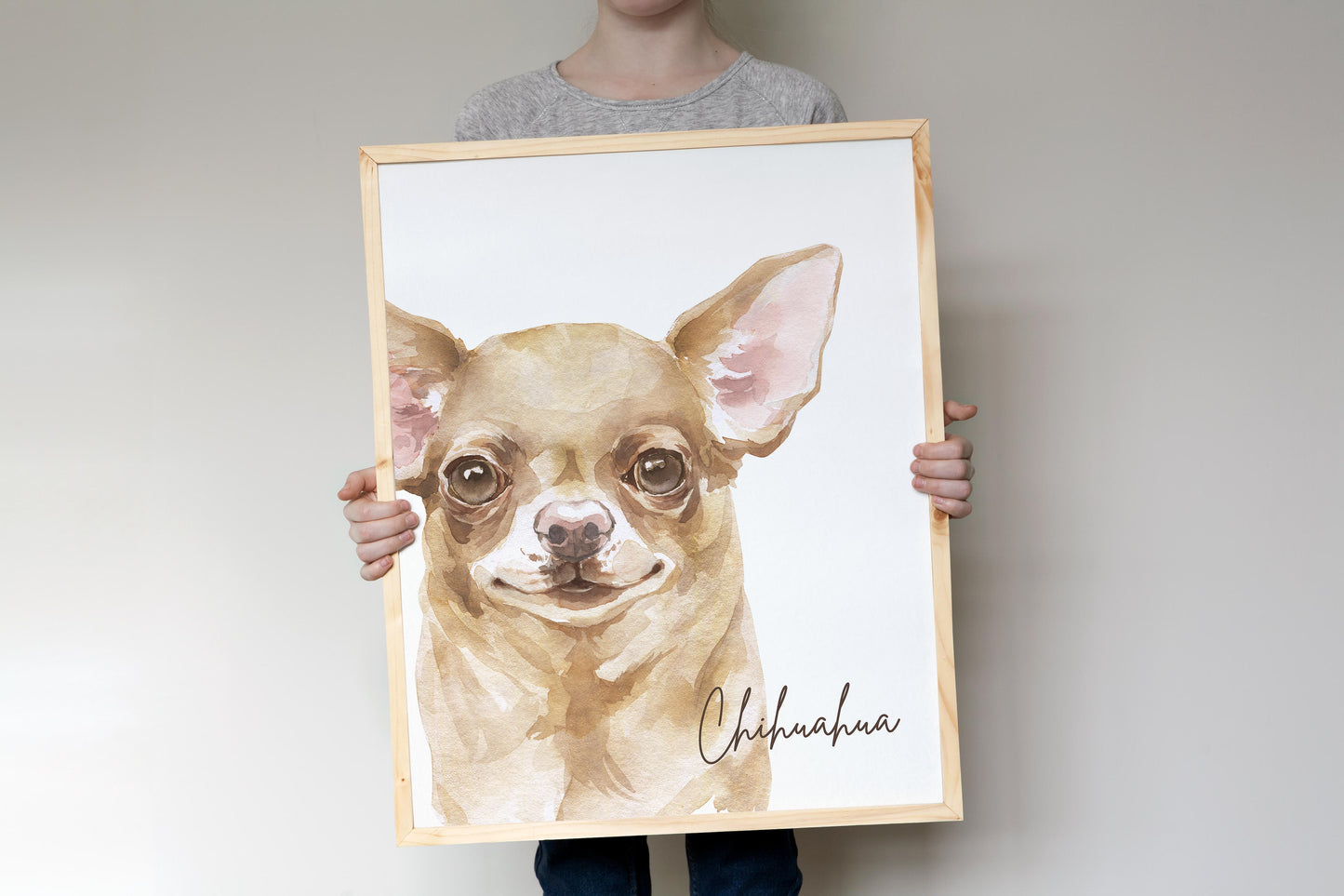 Chihuahua Wall Art, Dog Nursery Print