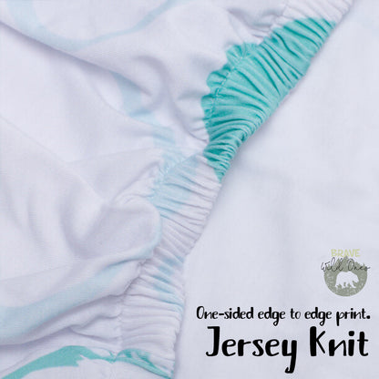 Under the sea Crib Sheet, Ocean Nursery Bedding- Little Ocean