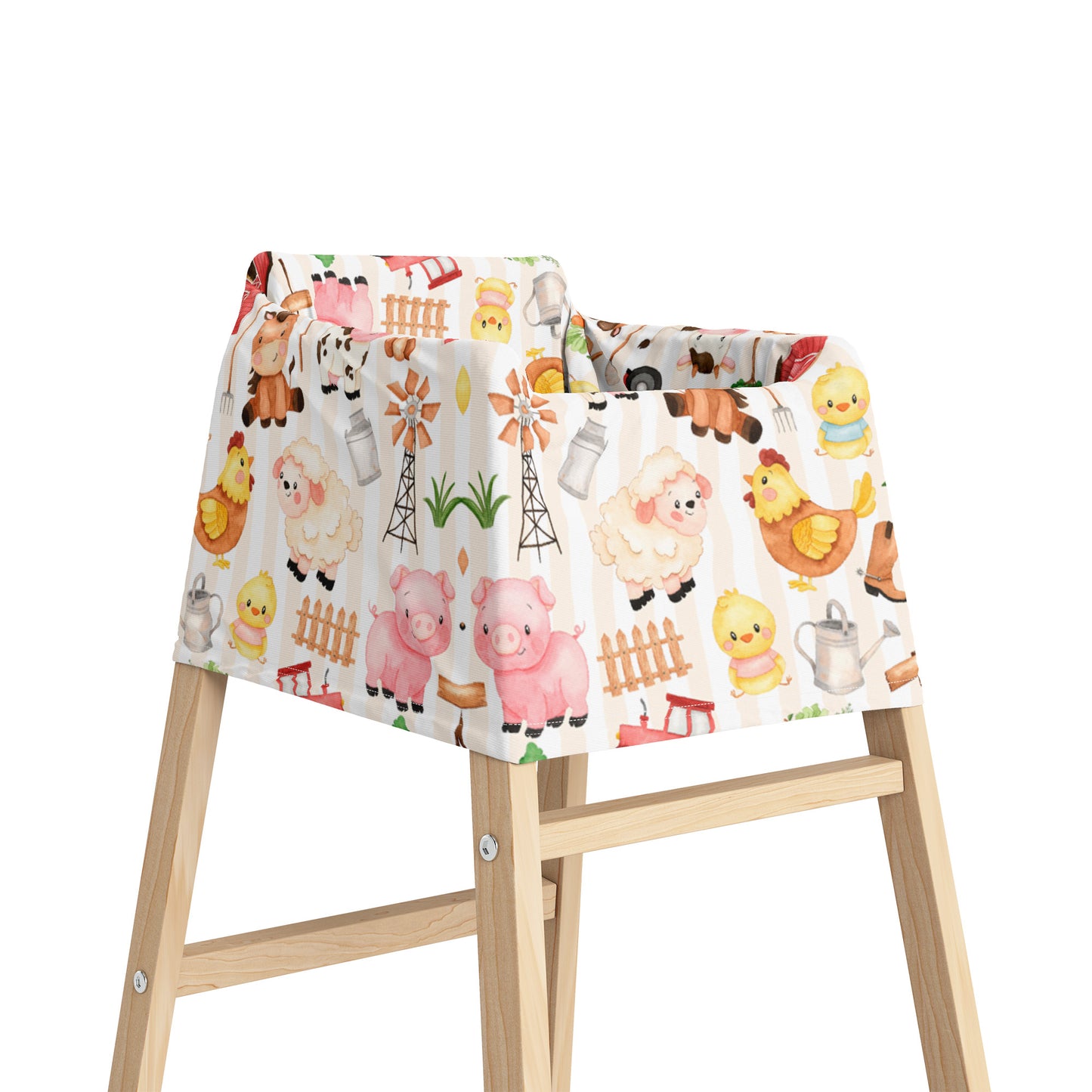 Farm Animals Car Seat Cover, Neutral Baby Nursing Covers - Morgans Farm