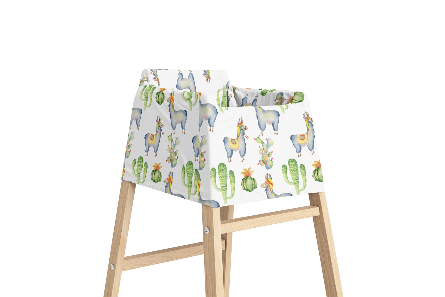 Llama and Cactus Car Seat Cover, Alphaca Nursing Cover