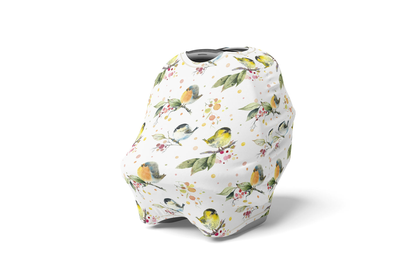 Birds Car Seat Cover, Nature Nursing Cover