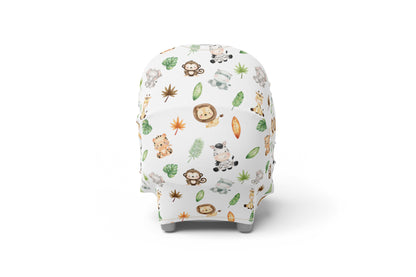 Safari Car Seat Cover, Jungle Nursing Cover - Safari Explorer