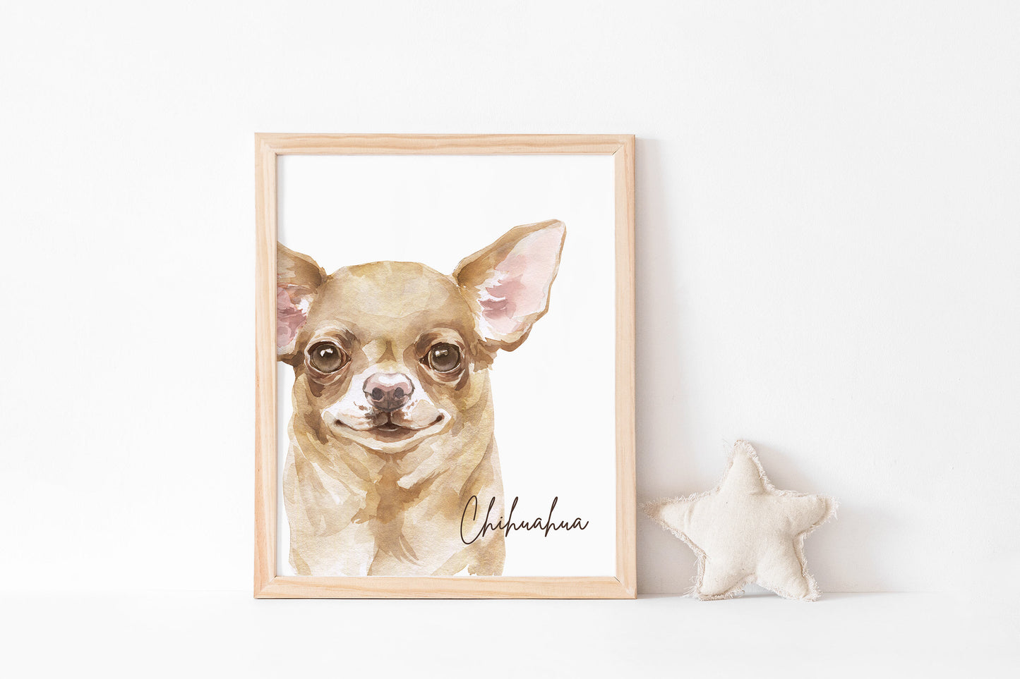 Chihuahua Wall Art, Dog Nursery Print