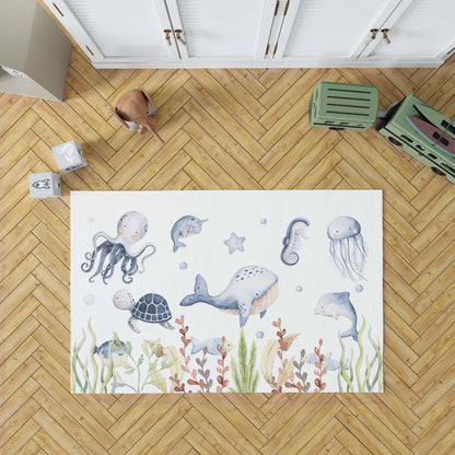 Under the sea Rug, Sea Nursery decor - Little Ocean