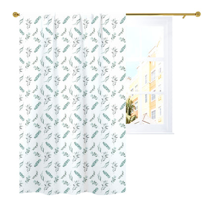 Eucalyptus Curtain, Single Panel, Leaves nursery decor - Greenery Woodland