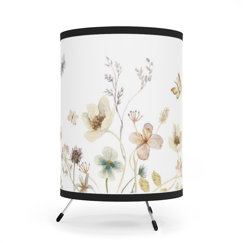 Wildflower Lamp, Wild flowers Nursery decor -Mustard Wildflowers