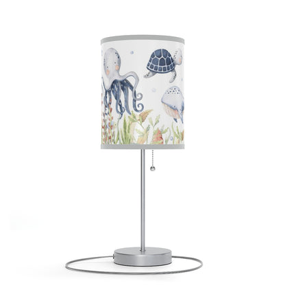 Under the Sea Lamp, Ocean Animals Nursery Lamp - Little Ocean