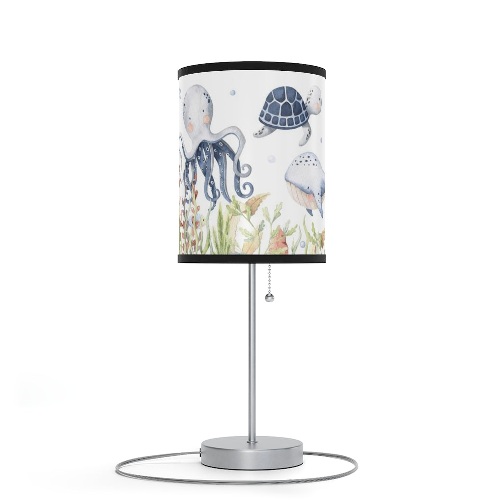 Under the Sea Lamp, Ocean Animals Nursery Lamp - Little Ocean