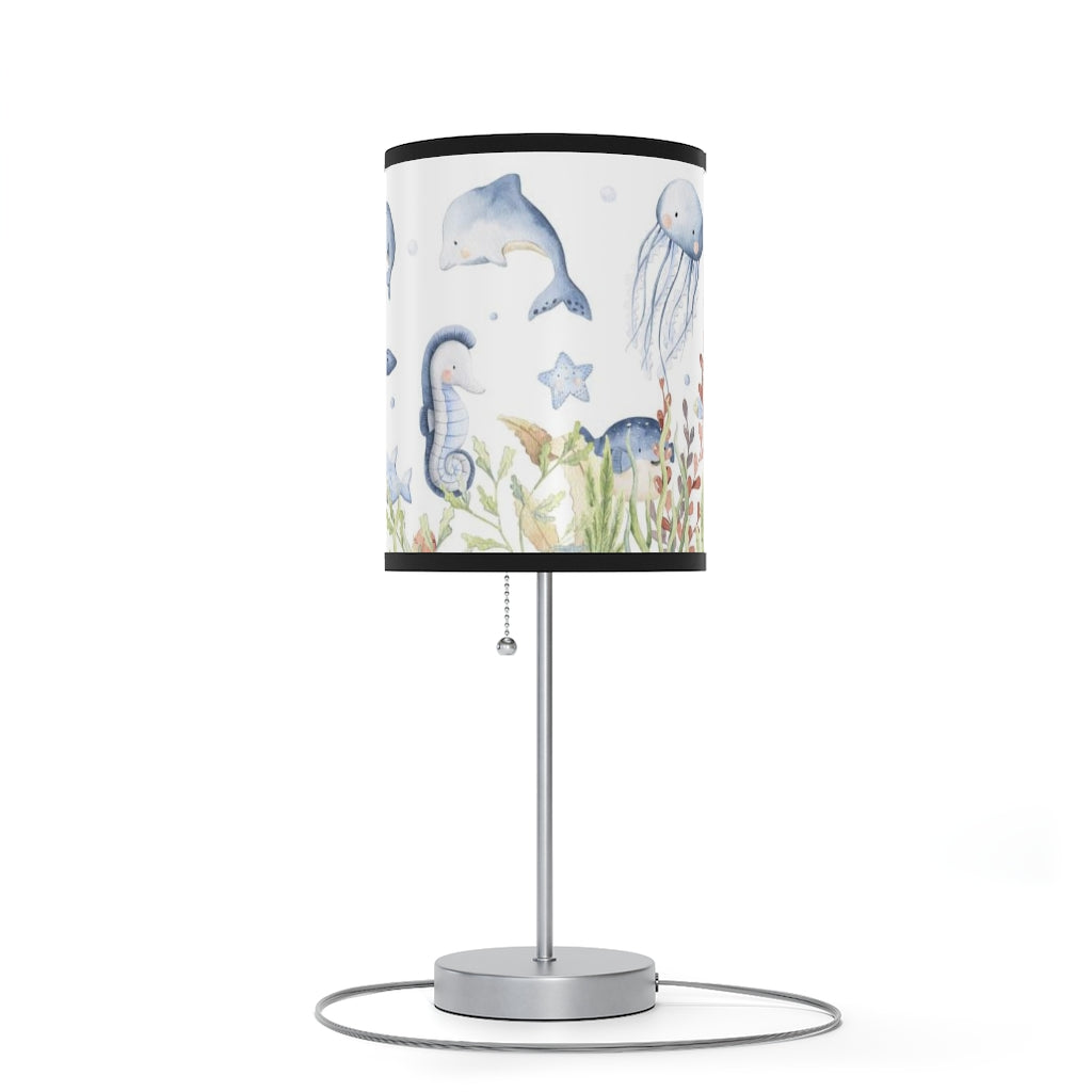 Under the Sea Lamp, Ocean Animals Nursery Lamp - Little Ocean