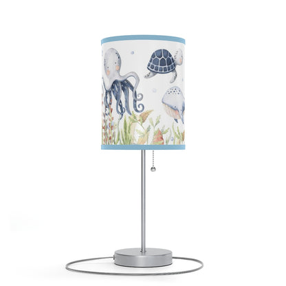 Under the Sea Lamp, Ocean Animals Nursery Lamp - Little Ocean