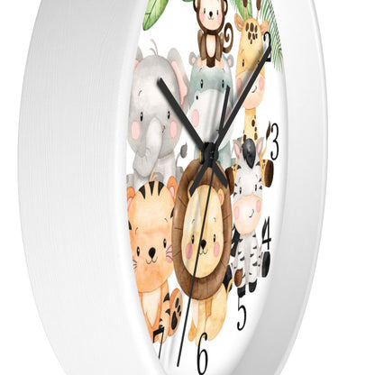 Safari animals clock, Jungle Nursery Decor - Safari Explorer