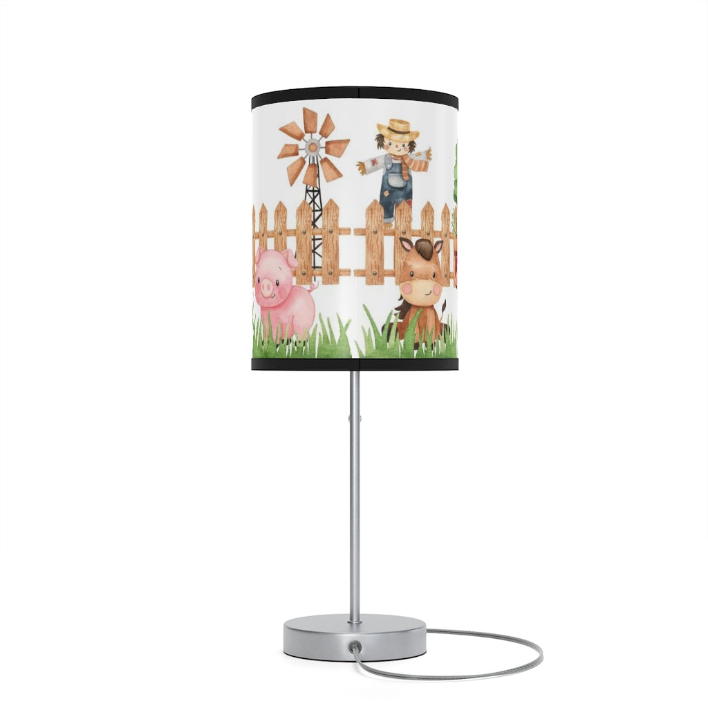 Farm Animals table Lamp, Farm Nursery Decor - Morgan's Farm