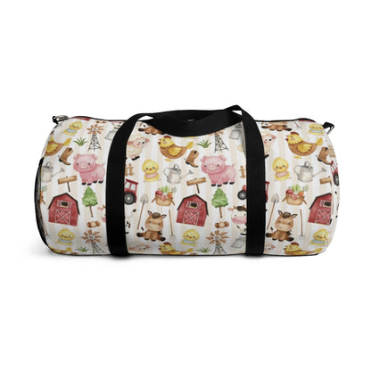 Farm Animals Duffel Bag, Neutral Overnight Bag - Morgan's Farm