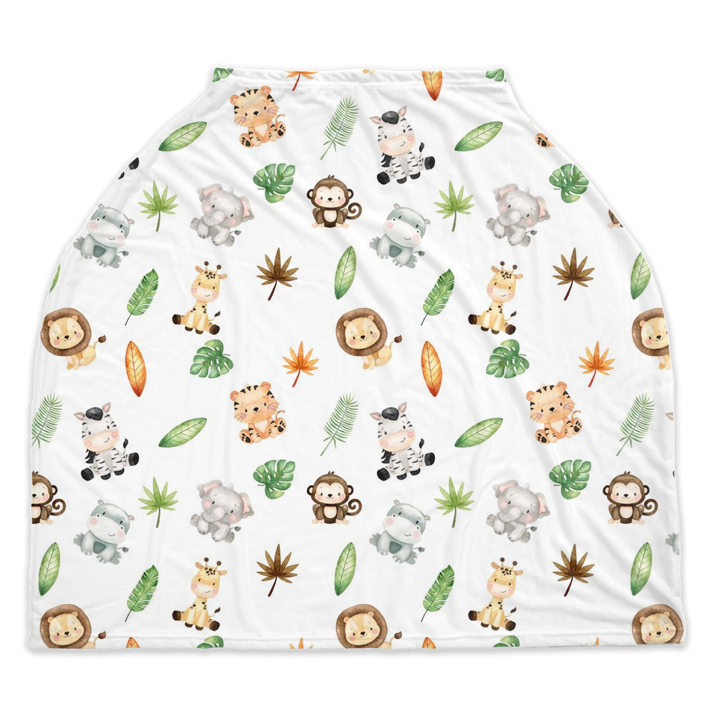 Safari Car Seat Cover, Jungle Nursing Cover - Safari Explorer