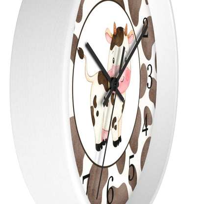 Cow Kids Wall Clock | Farm Nursery Decor