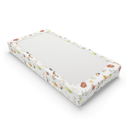 Farm changing pad cover, Farm diaper pad cover - Oliver's Ranch