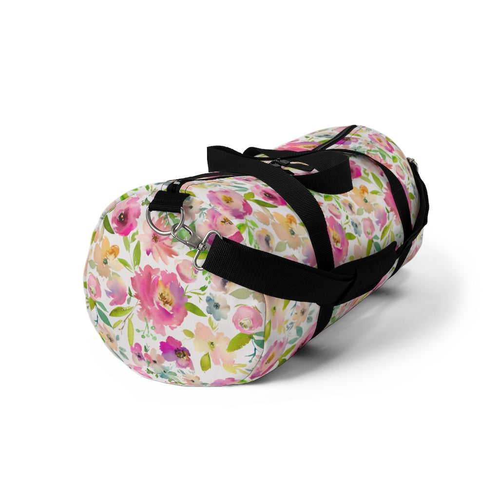 Floral Duffel Bag, Floral Overnight Bag - Spring Bloom