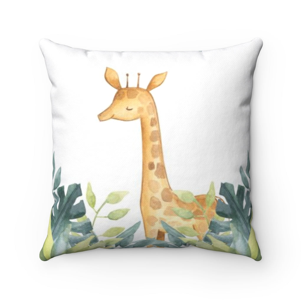 Giraffe Nursery Pillow, Safari Nursery Decor , Baby Africa