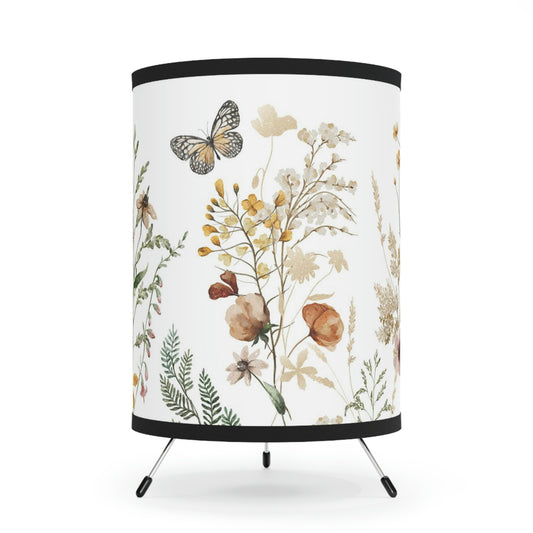 Wildflower lamp, Wildflower nursery decor - Butterfly Garden