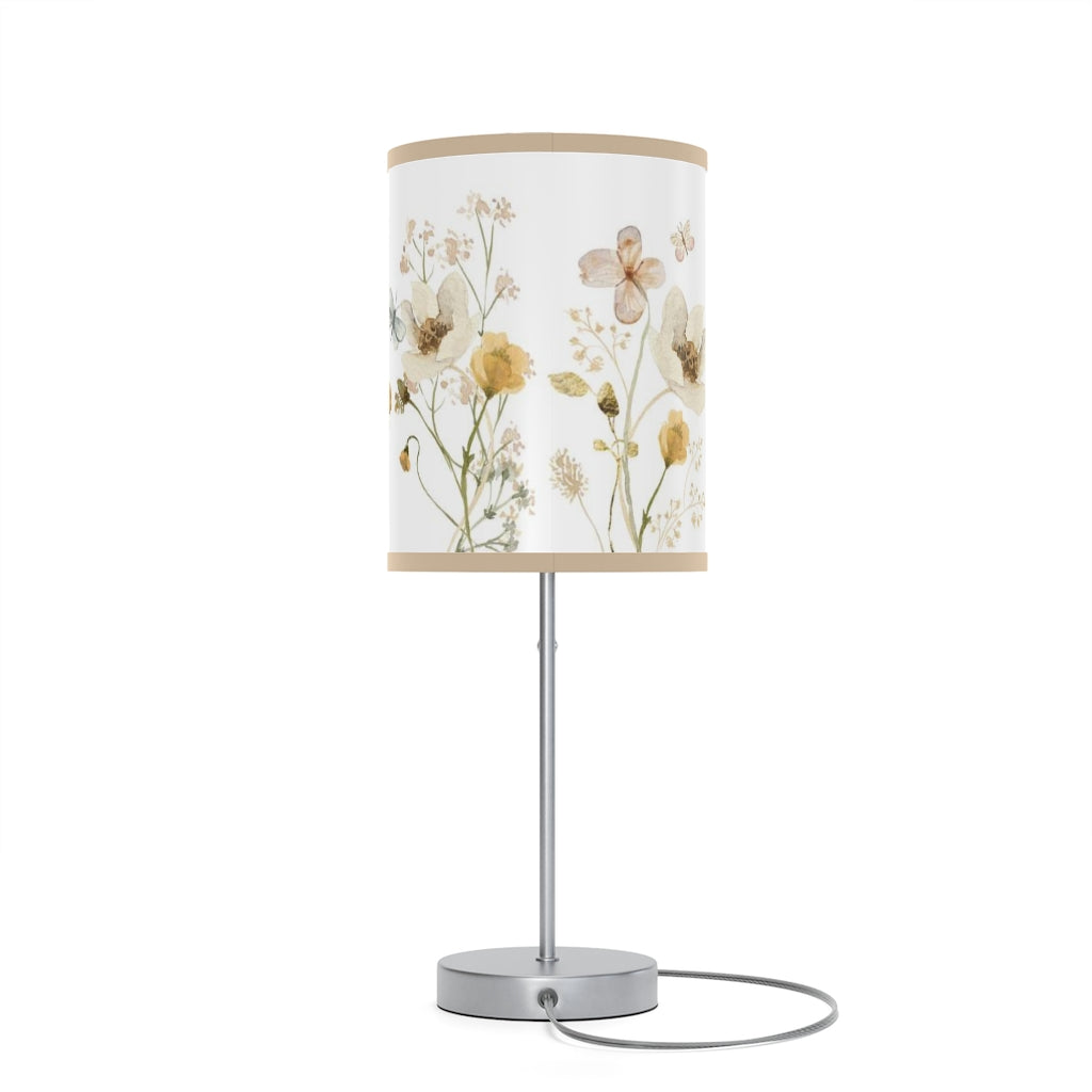 Wildflower Lamp, Wild flowers Nursery decor - Mustard Wildflowers