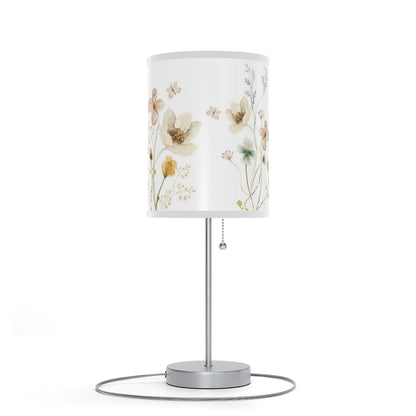 Wildflower Lamp, Wild flowers Nursery decor - Mustard Wildflowers