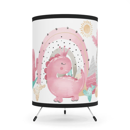 Pink dinosaur lamp, Dinosaur nursery decor - Pink Dinosaur