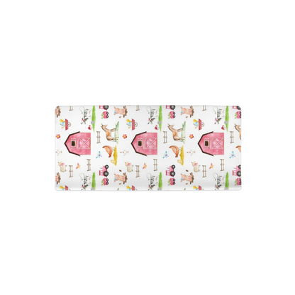 Girl Farm Changing Pad Covers | Farm Nursery Decor