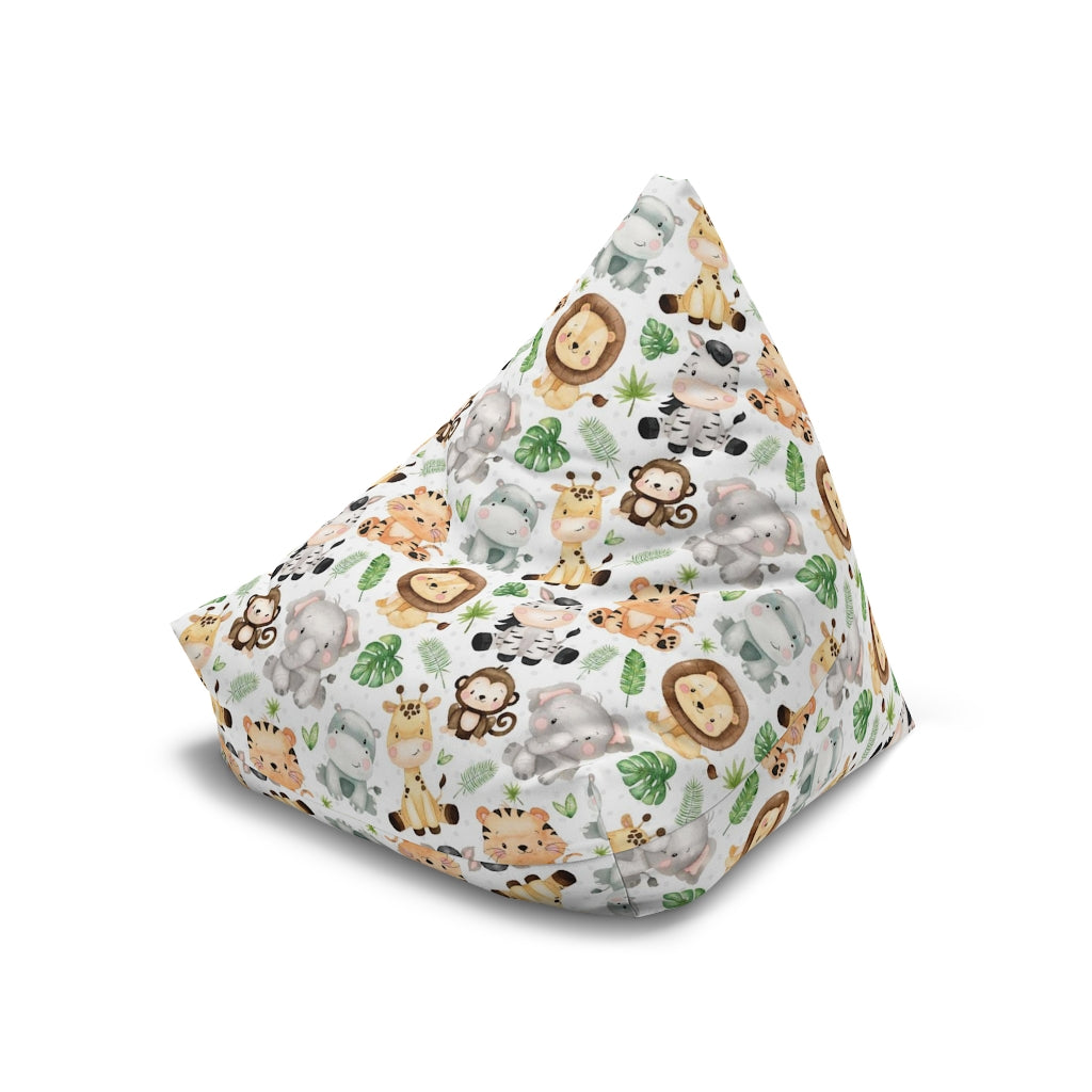 Safari Animals Bean Bag Chair Cover