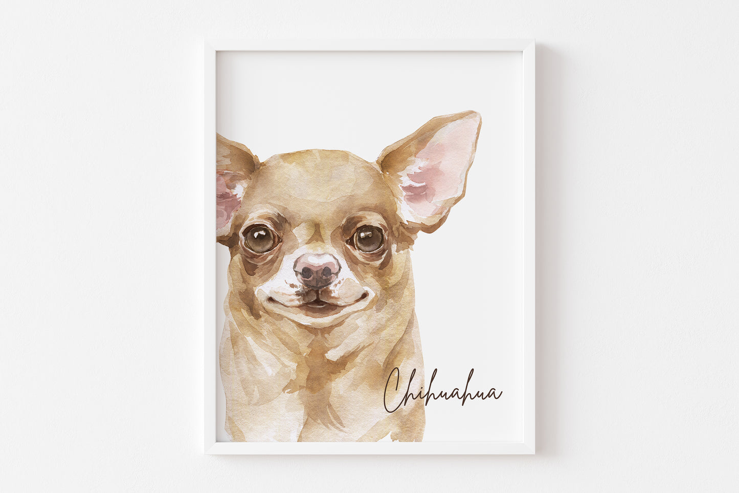 Chihuahua Wall Art, Dog Nursery Print